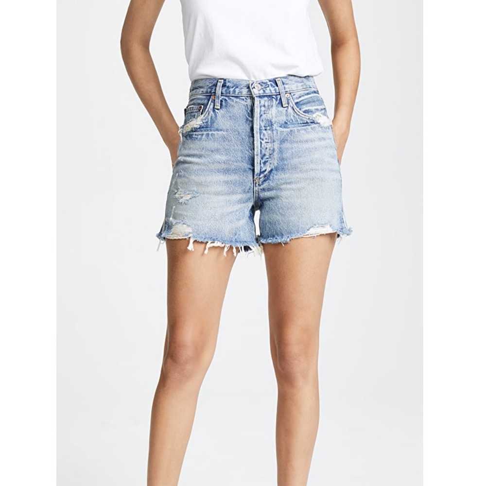 AGOLDE Dee Ultra High Rise Short Riccochet